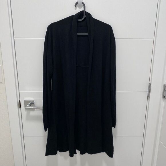 Women's Long Sleeve Open Soft Cardigan. Black. Medium. Streetwear. Goth. Grunge.